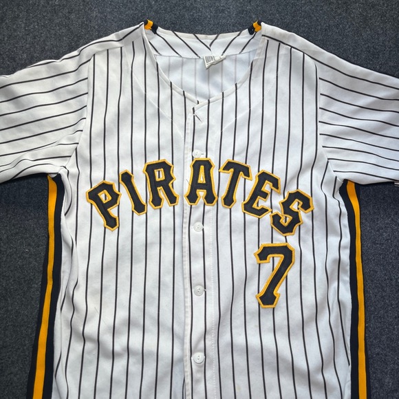 Howe Athletic Apparel Other - Howe Baseball Jersey Mens L White Vintage Pinstripe Pittsburgh Pirates 7